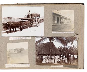(CUBA.) Photo album of a 1904 trip to Cuba.